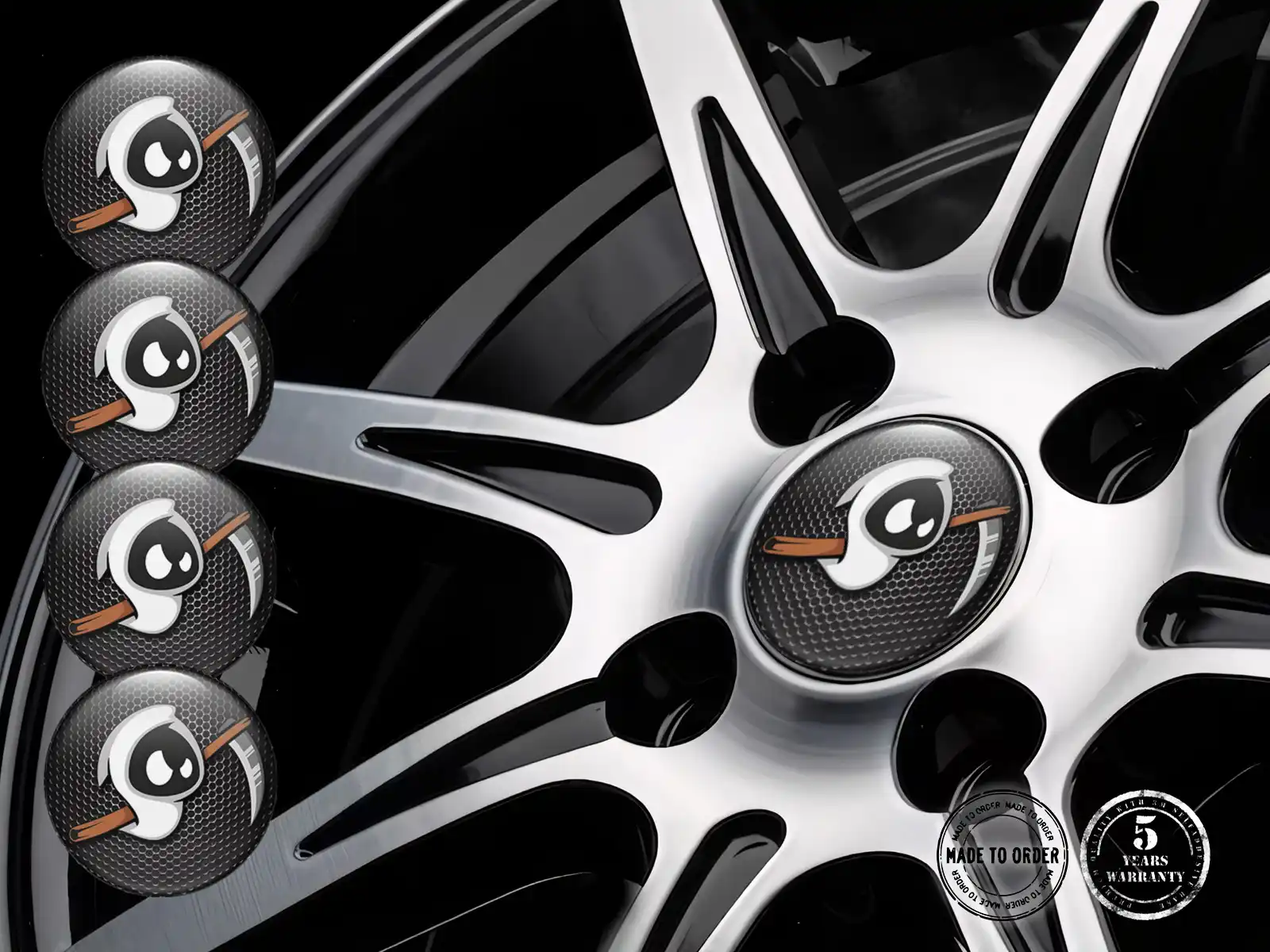 Decals on Wheels Label Gravitational Cascade